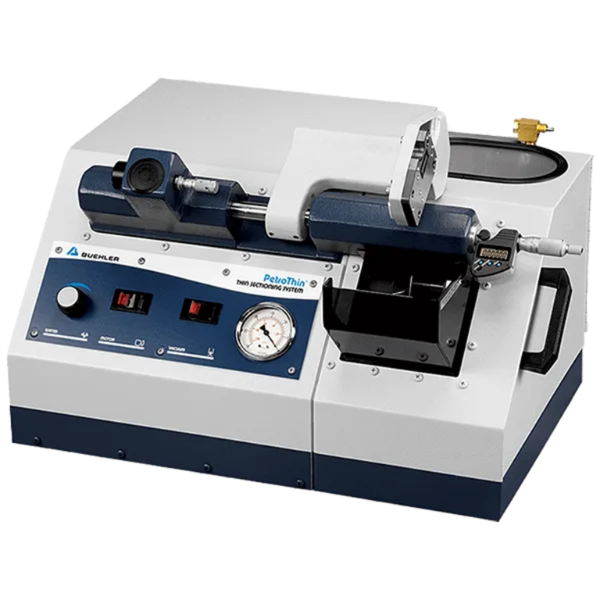 Buehler PetroThin gravity-fed precision sectioning machine