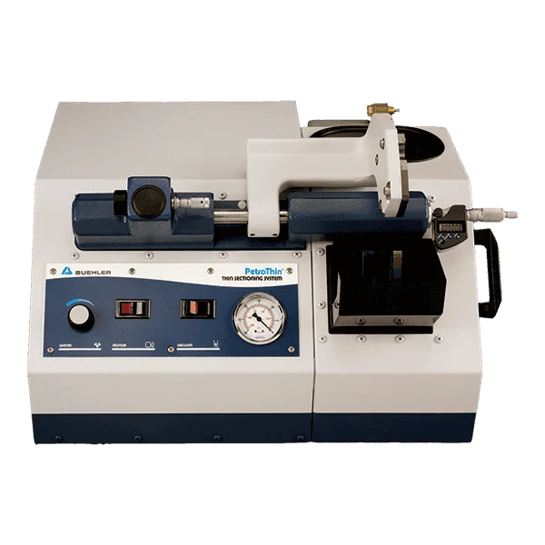 Buehler PetroThin gravity-fed precision sectioning machine