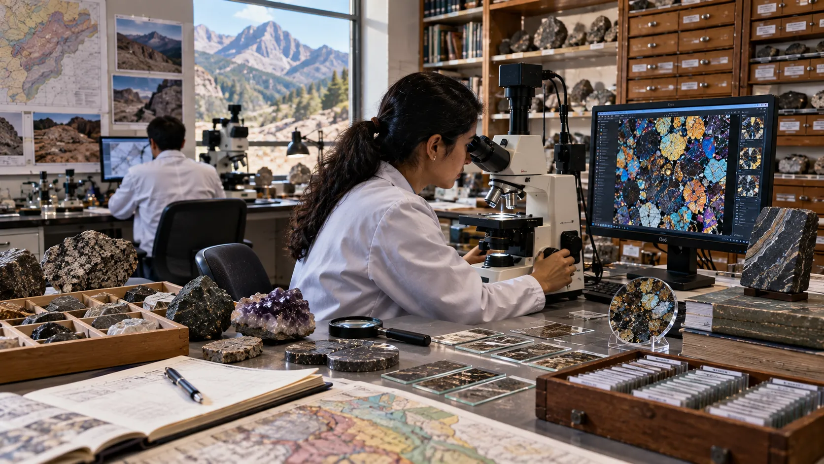 Geology and petrography research laboratory